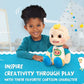 Just Play Cocomelon 100% Recycled Materials 13-inch JJ Plush Stuffed Doll, Super-Soft and Huggable, Kids Toys for Ages 18 Month