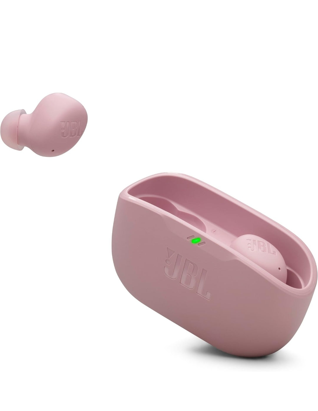 JBL Vibe Buds 2 - True Wireless Noise Cancelling Earbuds Pure Bass Sound - (Pink)