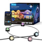 Permanent Outdoor Lights Pro, 100ft with 60 RGBIC LED Lights for Daily and Accent Lighting, 75 Scene Modes for Outdoor Decor, IP67 Waterproof, Works with Alexa, Google Assistant, Matter, Black