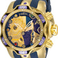 Invicta Marvel Thanos Men's 52.5mm Stainless Steel and Silicone Gold dial Quartz Watch