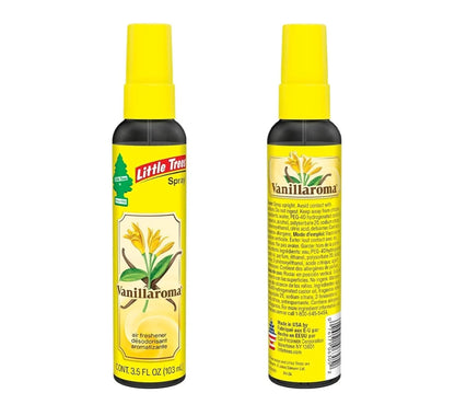 LITTLE TREES Kar Lugverfrisser Spuit Langdurige Geur Varsheid vir onderweg -Vanilleroom (6)