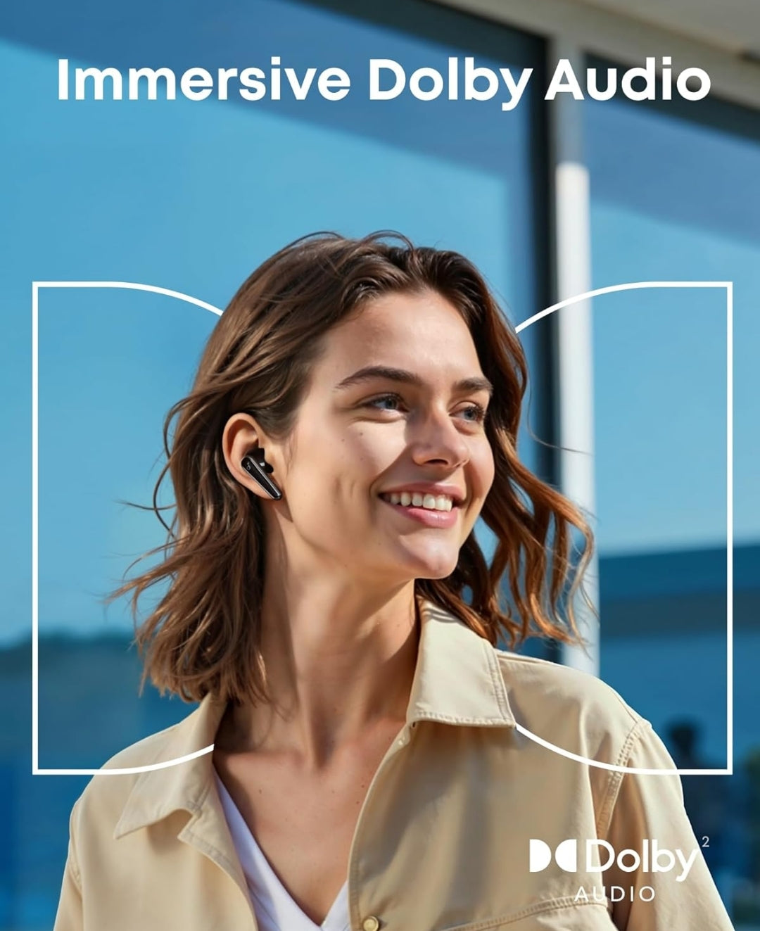 Soundcore Liberty 5 by Anker, Noise-Cancelling Wireless Earbuds, 2x Stronger Voice Reduction, Real-Time Adaptive Noise Cancellation, Fast Charging, Dolby Audio, 6-Mic AI Clear Calls, Long Battery Life