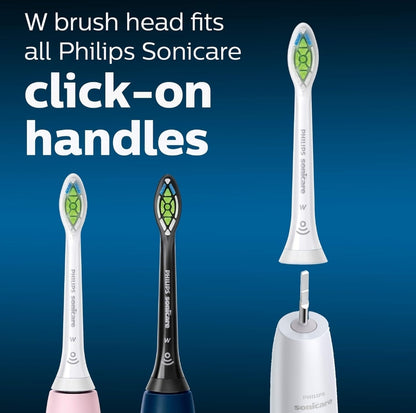 Philips Sonicare Oorspronklike W DiamondClean-vervangertandeborselkoppe, 3 Borselkoppe (Wit) HX6063/65