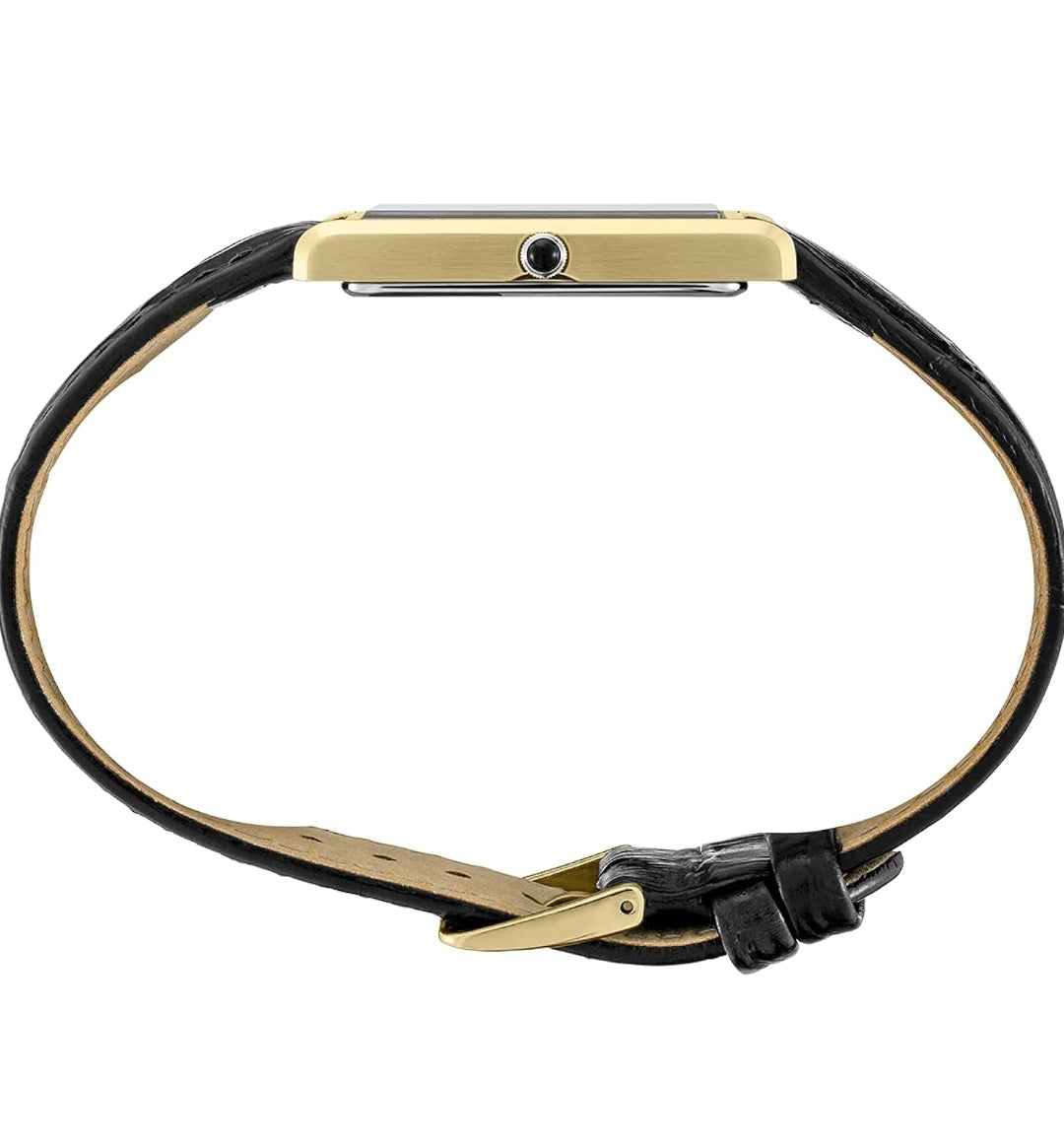 Seiko Essentials Horlosie Waterbestand m/ Vlekvrye Staal Reghoekige Kas en Leerband - Wit