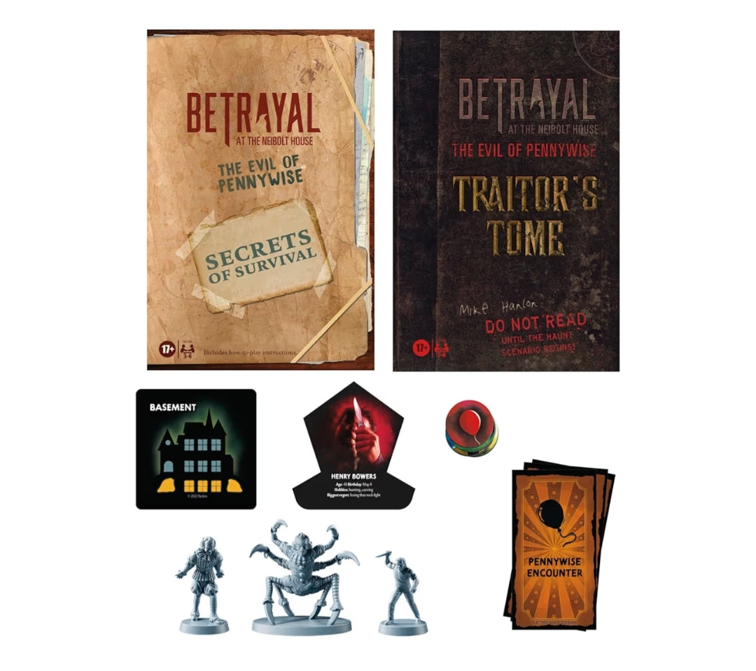 Hasbro Gaming Avalon Hill Betrayal at The Neibolt House: The Evil of Pennywise Expansion - (3-6 Players)