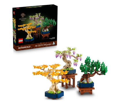 LEGO Botanicals Mini Bonsai Bome Boustel - Kunsmatige Bonsai Boom Boublokke