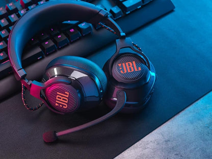 JBL Quantum 610 Draadlose Oor-Oor-Speletjiehooftelefoon - SWART