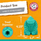 Arm & Hammer for Pets Super Treadz Gorilla Dental Chew Toy for Dogs - Dog Dental Toys Reduce Plaque & Tartar Buildup Without Brushing - Safe for Dogs up to 35 Lbs (Pack of 12)