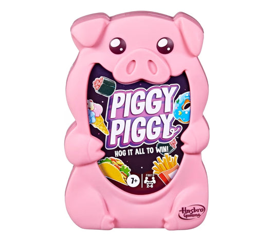 Hasbro Gaming Piggy Piggy Card Family Games for Kids, Teens, and Adults - Quick-Playing Travel Games