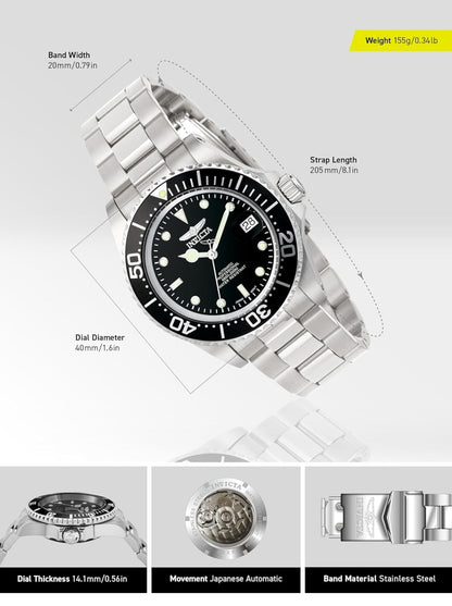 Invicta Men's Pro Diver Collection Coin-Edge Automatic Watch