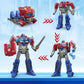 Transformers One Movie Power Flip Optimus Prime (Orion Pax) Converting Action Figure, 4 Modes, 10-inch Interactive Electronic Toy, Lights & Sounds, 6+
