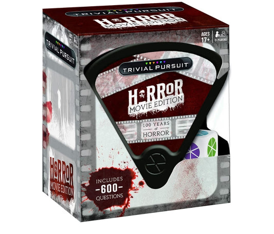 Trivial Pursuit: Horror Movie Edition  Questions from Classic Horror Films - Board Game for Fans of Horror Movies