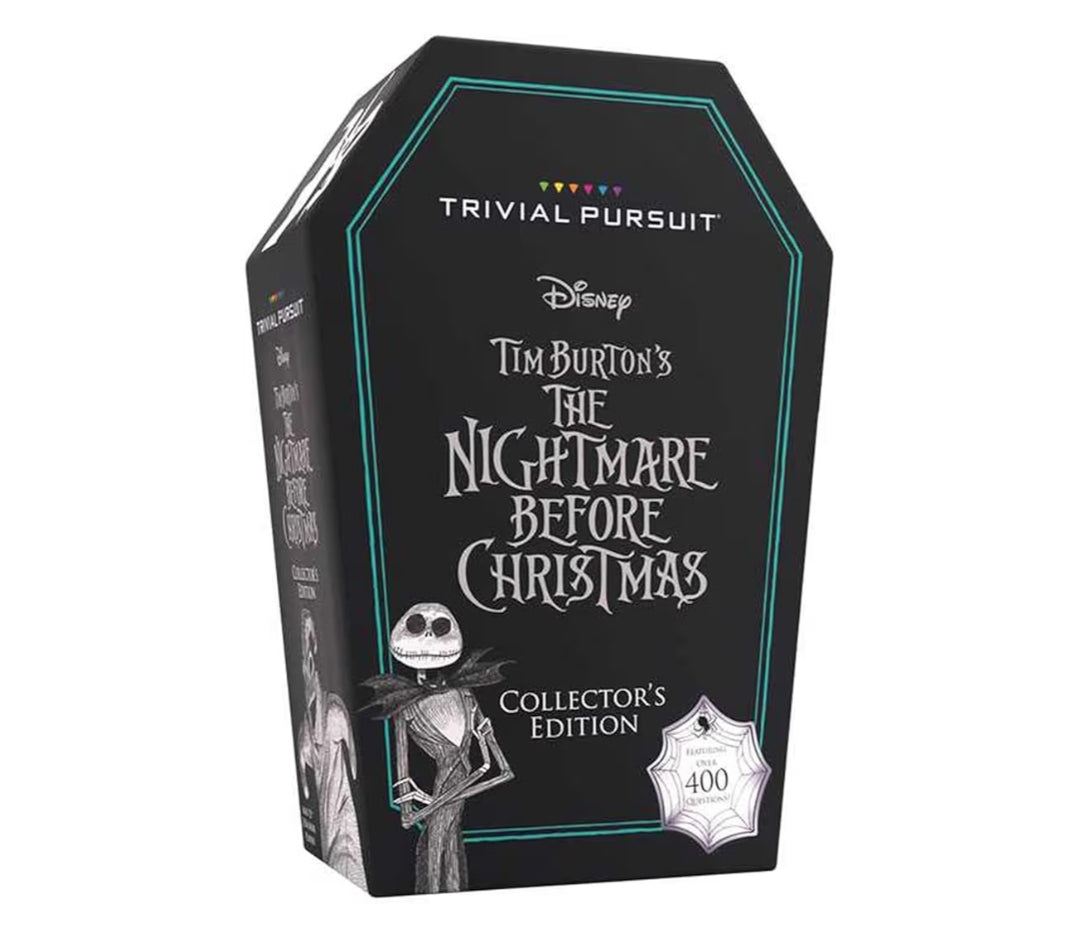 TRIVIAL PURSUIT: Disney Tim Burton’s The Nightmare Before Christmas - Collectible Trivia Board Game Featuring 420 Questions