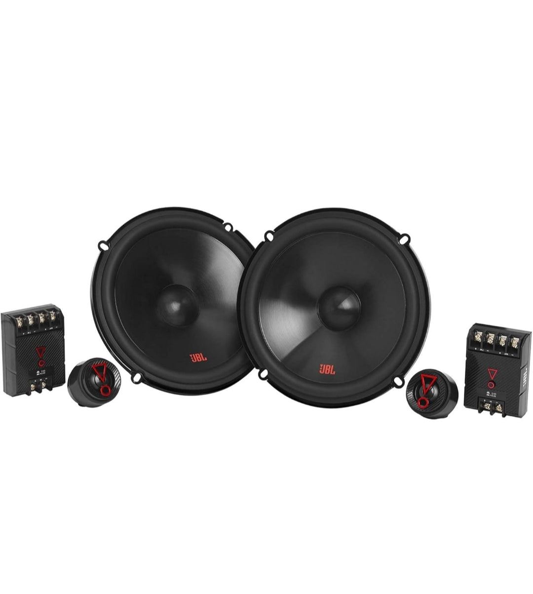 JBL Stage 3607CF - 6.5" Two-way car audio component system w/crossover - No Grill