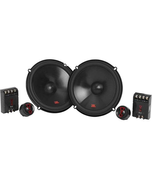JBL Stage 3607CF - 6.5" Two-way car audio component system w/crossover - No Grill