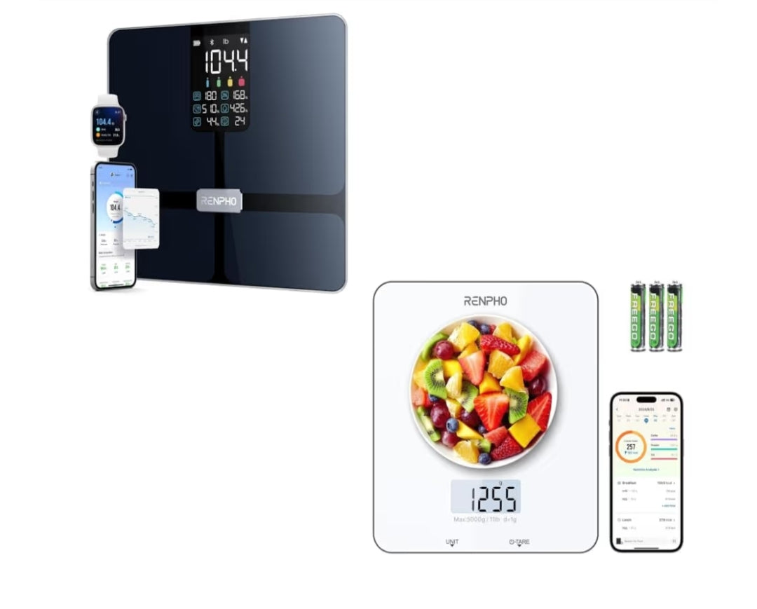 Smart Food Scale with Nutritional Calculator and Smart Scale with Color Display