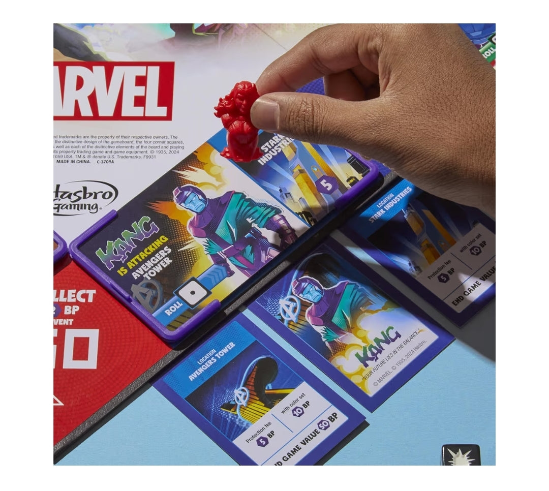 Monopoly Flip Edition: Marvel Board Game - Family Board Games for Kids, Teens, and Adults
