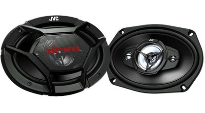 JVC Mobile CS-DR6941 drvn DR Reeks Lae-profiel Koaksiale Luidsprekers (6" x 9", 550 Watt Maks, 4 Rigting)