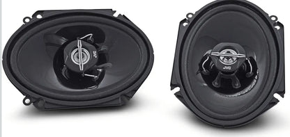 JVC CS-J6820 6" x 8" Motorklankluidspreker met 2-rigting koaksiaal (Swart)