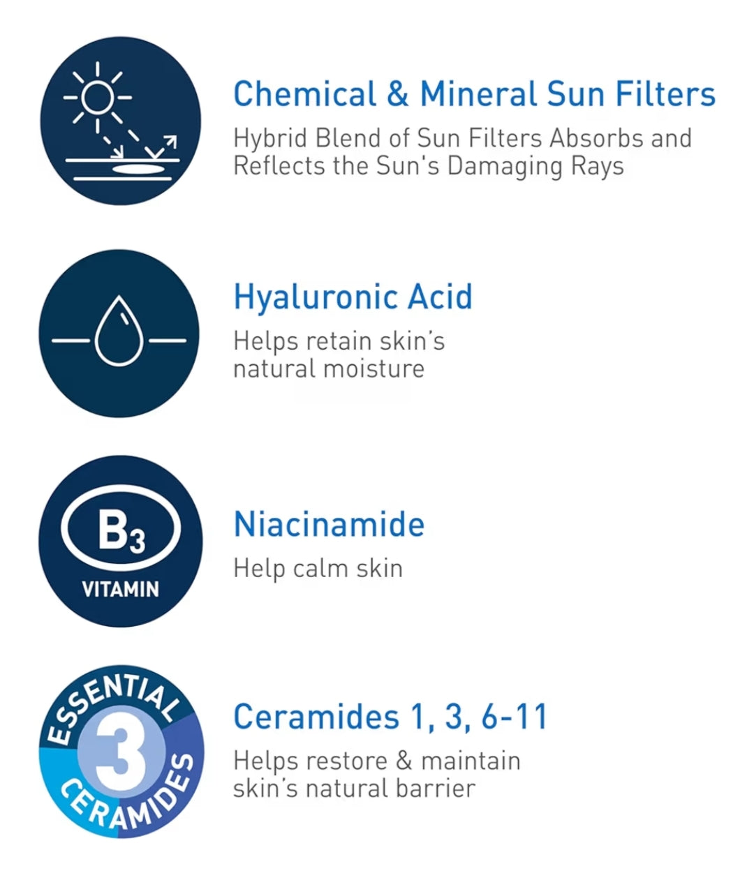 CeraVe Hydrating Sheer Sunscreen SPF 30 Minerale met Sinkoksied, Hialuroonsuur en Ceramides, Parabeenvry + Reukvry (148ml)
