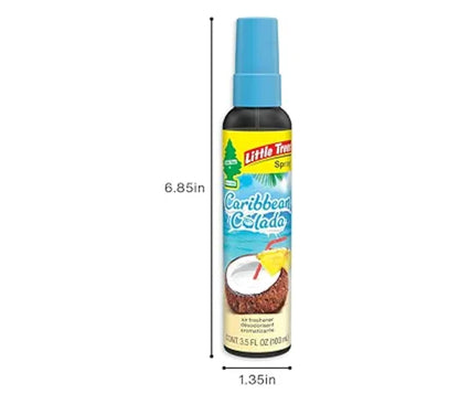 LITTLE TREES Kar Lugverfrissersproei Langdurige Geur Varsheid vir Onderweg -Caribbean Colada (6)