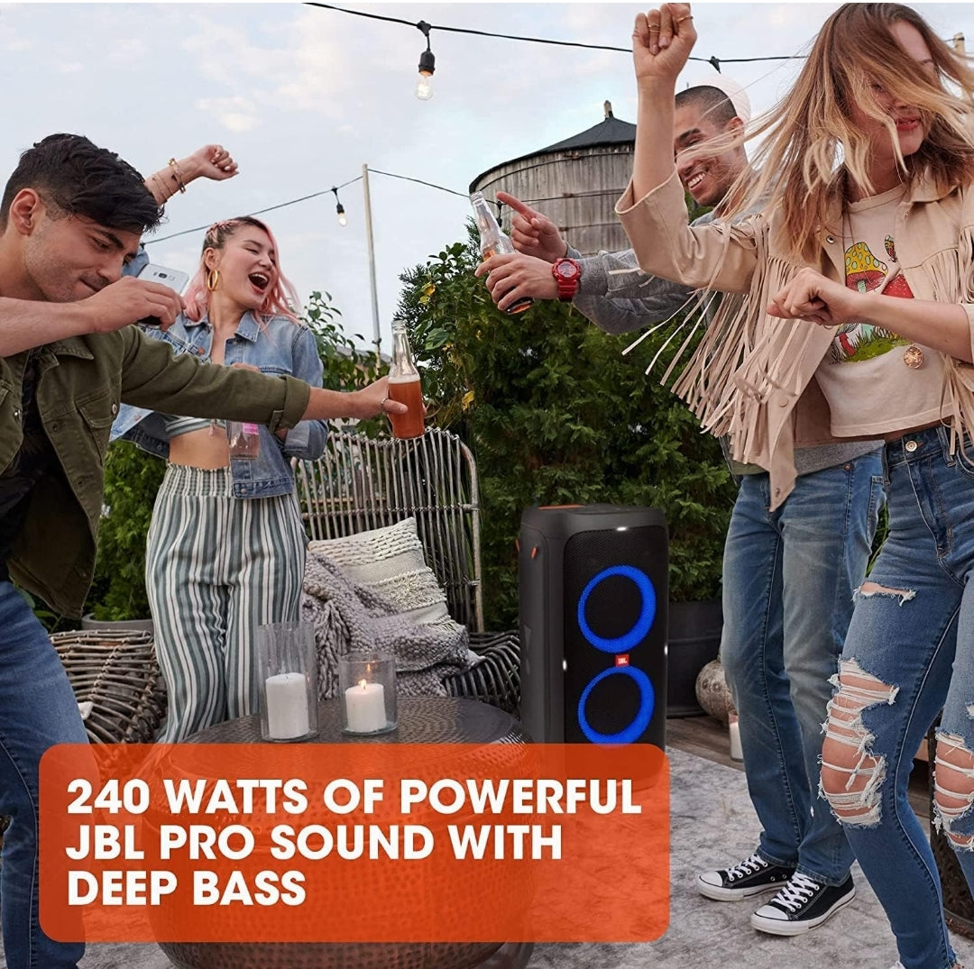 JBL Partybox 310 - Portable Party Speaker with Long Lasting Battery, Powerful JBL Sound  - Black