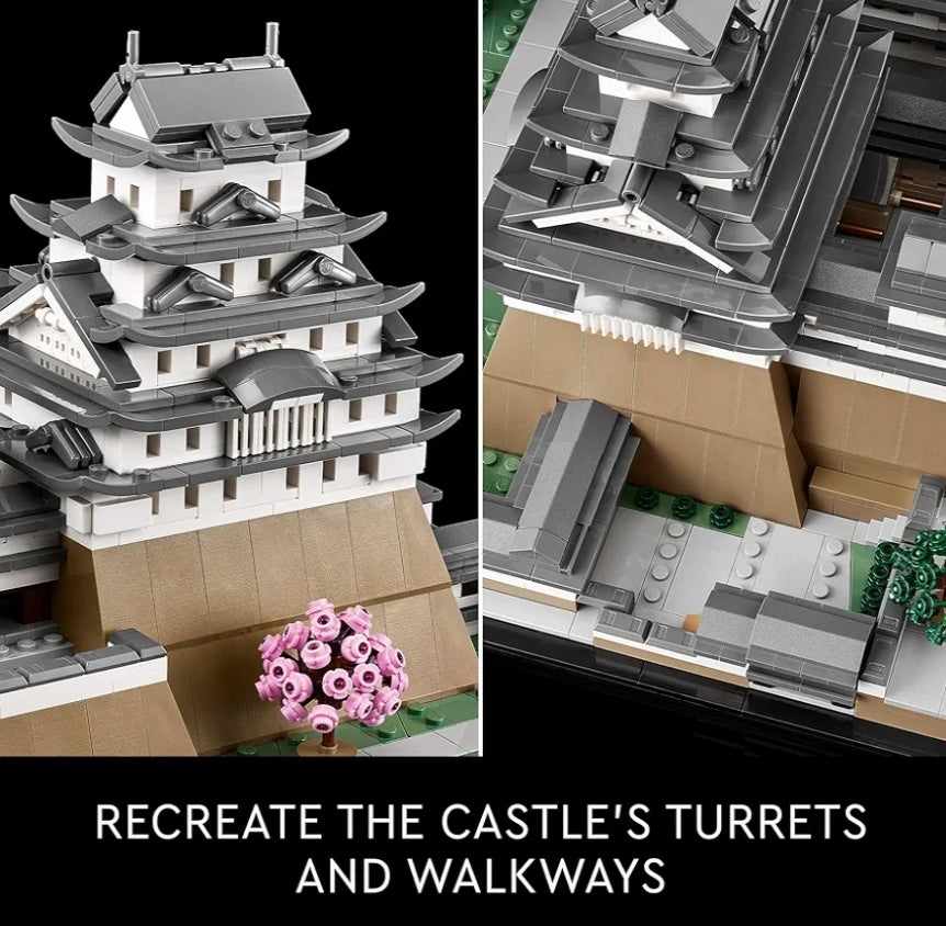 LEGO Argitektuur Landmerke-versameling: Himeji Kasteel 21060 Boustel – Bekende Japannese Geboue, Geskiedenis en Reis