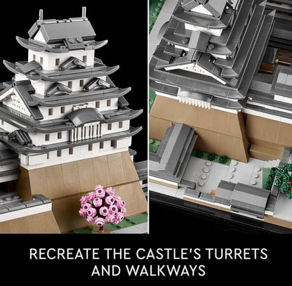 LEGO Argitektuur Landmerke-versameling: Himeji Kasteel 21060 Boustel – Bekende Japannese Geboue, Geskiedenis en Reis