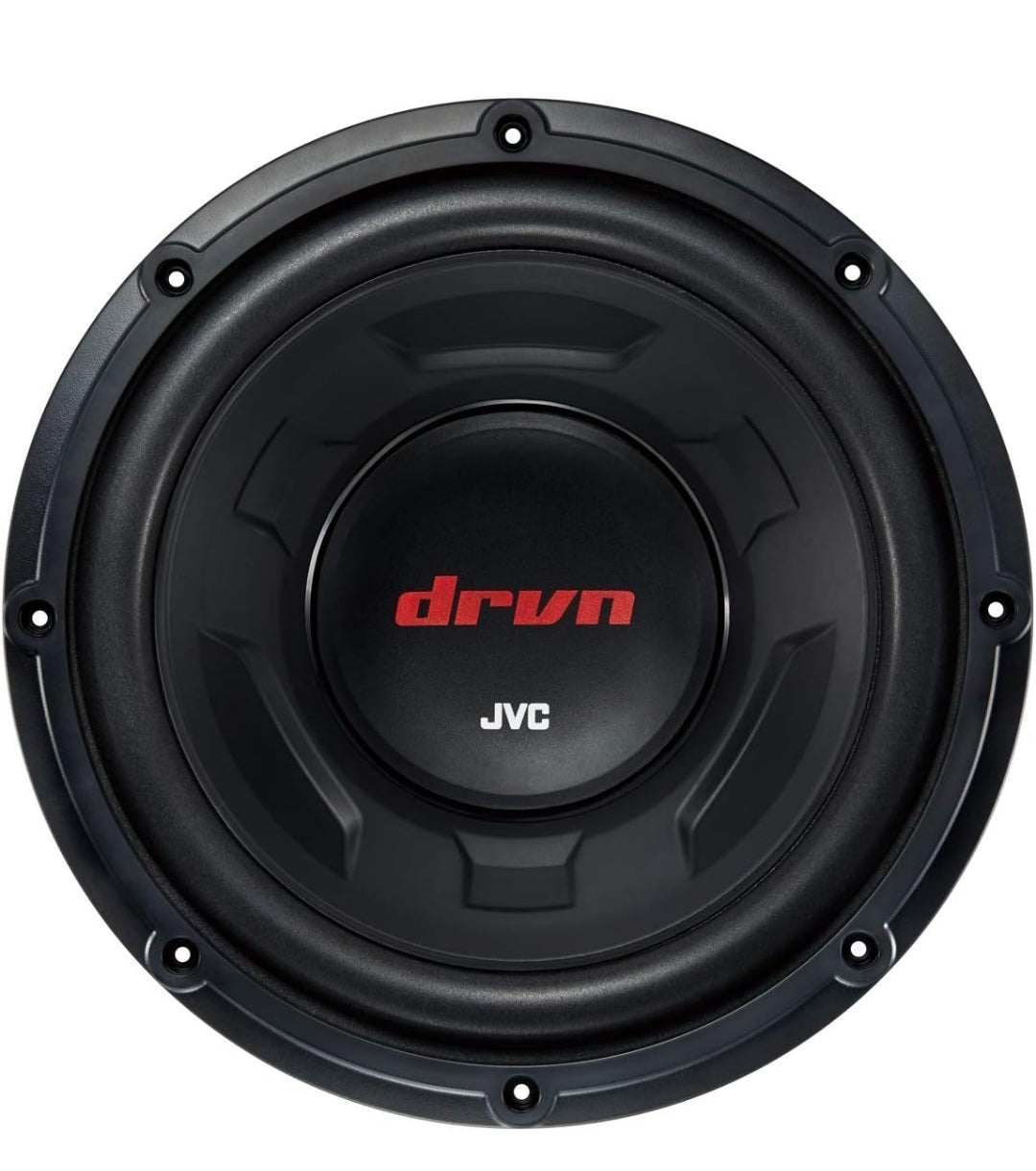JVC CW-DR124 DRVN 12" 4-ohm 350 Watt Motorklank-subwoofer - Enkel (Swart)