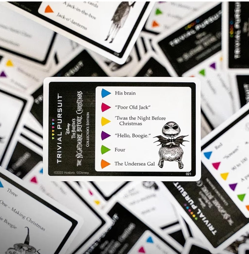 TRIVIAL PURSUIT: Disney Tim Burton’s The Nightmare Before Christmas - Collectible Trivia Board Game Featuring 420 Questions