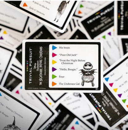 TRIVIAL PURSUIT: Disney Tim Burton’s The Nightmare Before Christmas - Collectible Trivia Board Game Featuring 420 Questions