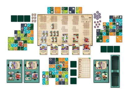 Life in Reterra Strategy Board Game - A Community (Re) Building Game - 2 to 4 Players - Games for Adults & Families