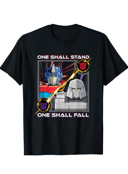 Transformers One One Shall Stand One Shall Fall Poster T-Shirt