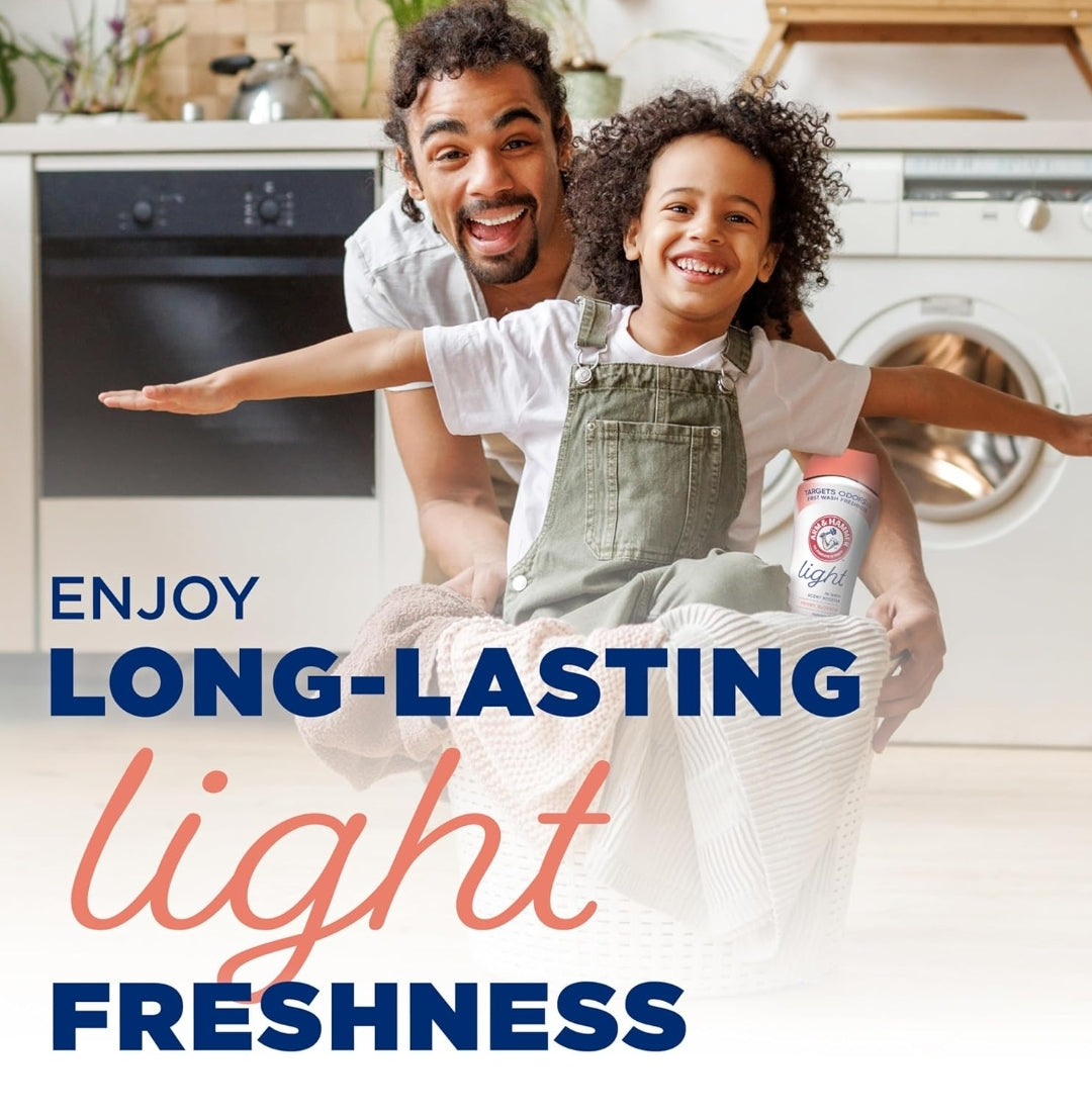 ARM & HAMMER Light In-Wash Scent Booster, No Heavy Perfumes, No Dyes, No Parabens - Peony Blossom Scent (24 Oz)