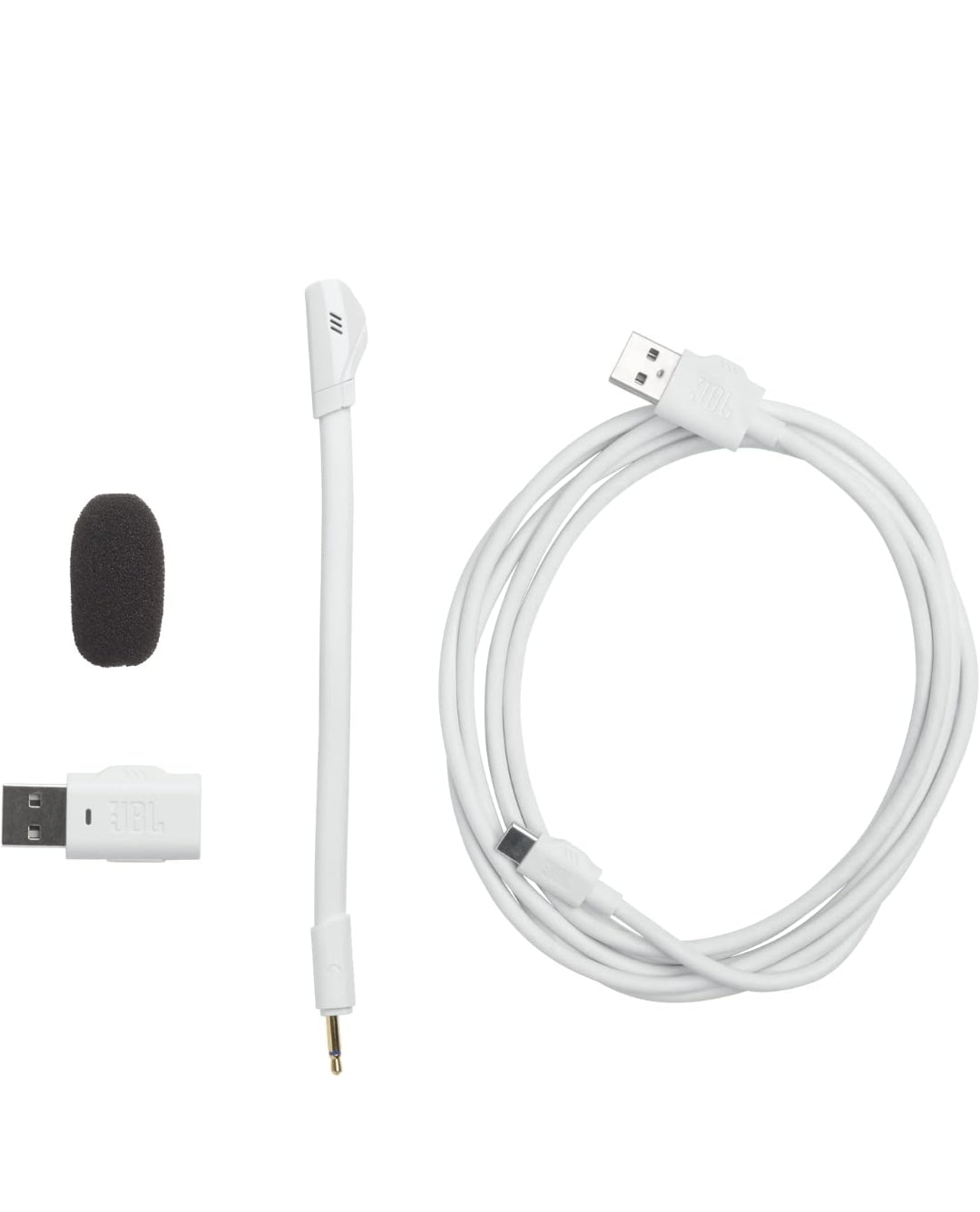 JBL Quantum 360P - Wireless Over-Ear Console Gaming Headset with Detachable Boom - (White)