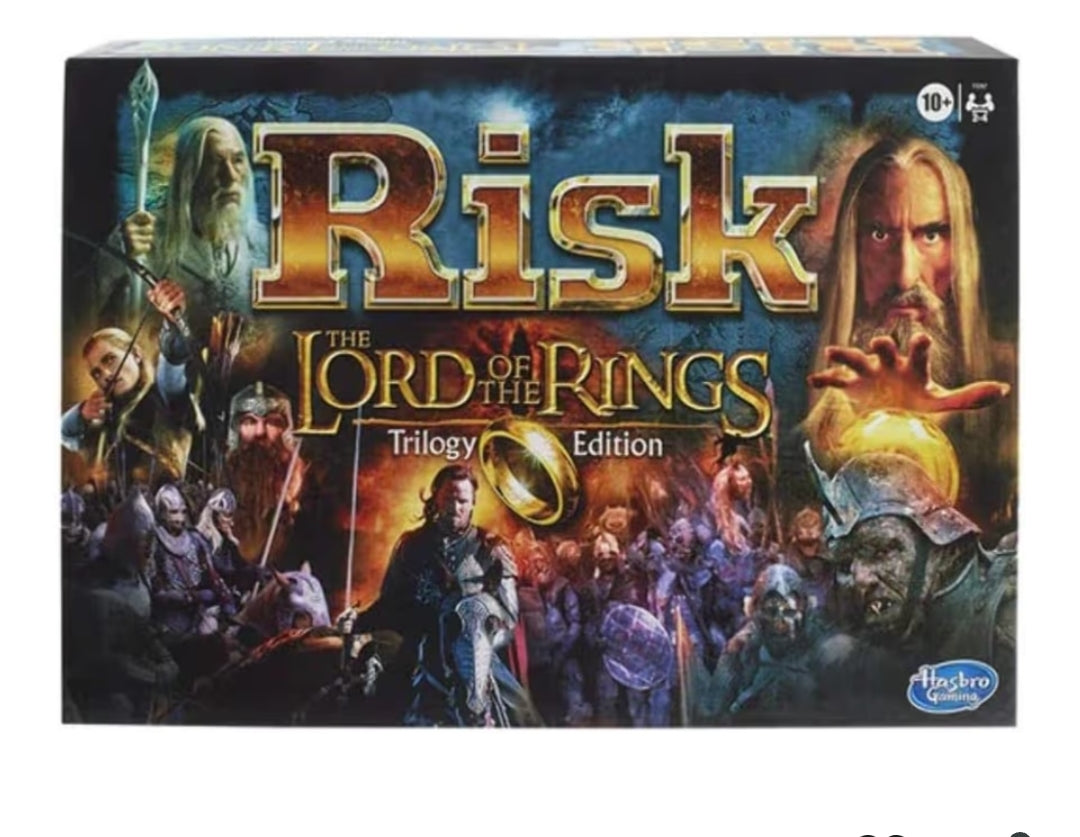 Hasbro Gaming Risk: The Lord of The Rings Trilogy Edition Strategy Family Board Games - 2-4 Players