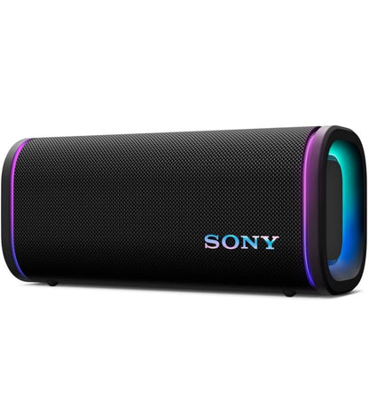 Sony ULT Field 5 Draagbare Bluetooth-luidspreker, IP67 Waterdig, Stofdig en Roeswerend met Verbeterde Bas, 25 Uur Battery, 360° Partytjie-lig, en Skouerband - Swart