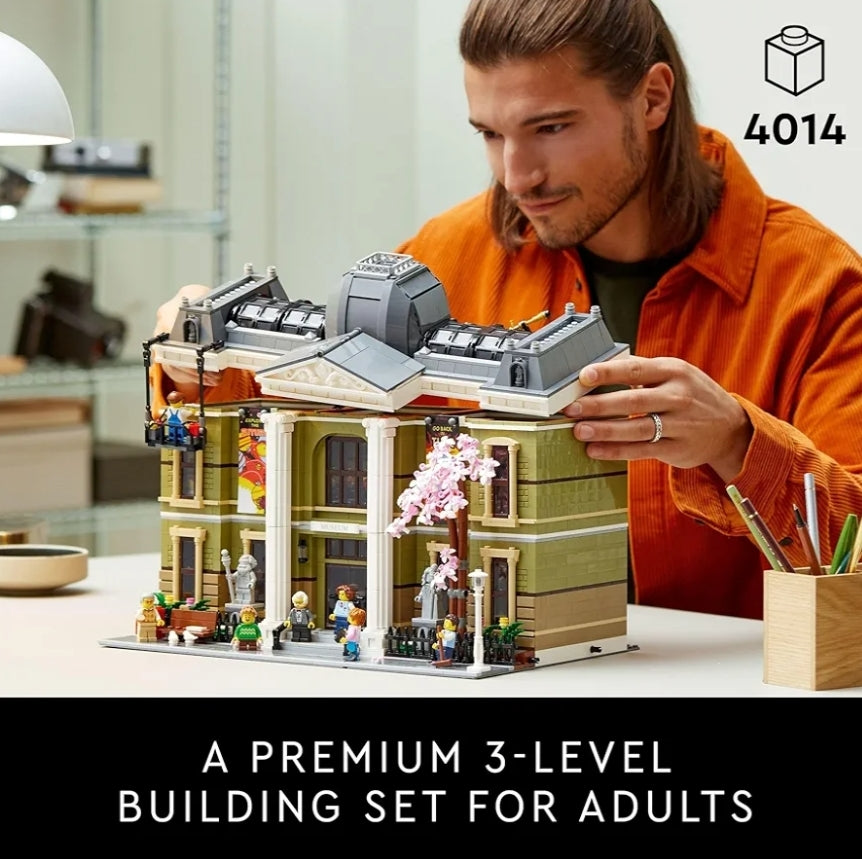 LEGO Icons Natural History Museum Building Kit - Build and Display Lovers of Museums, Dinosaurs, Science and Geology, Addition to The Modular Buildings Collection (10326)