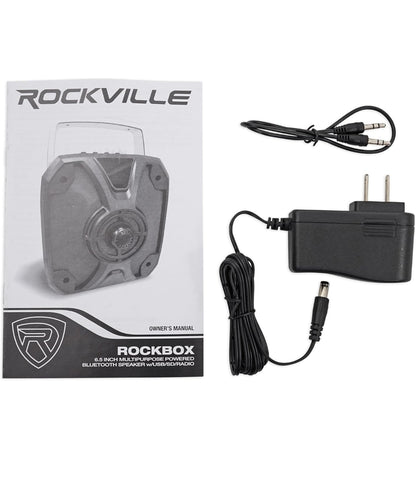 ROCKBOX Draagbare Herlaaibare Skool Onderwyser Klaskamer PA Luidsprekerstelsel+Hoofstukfoon