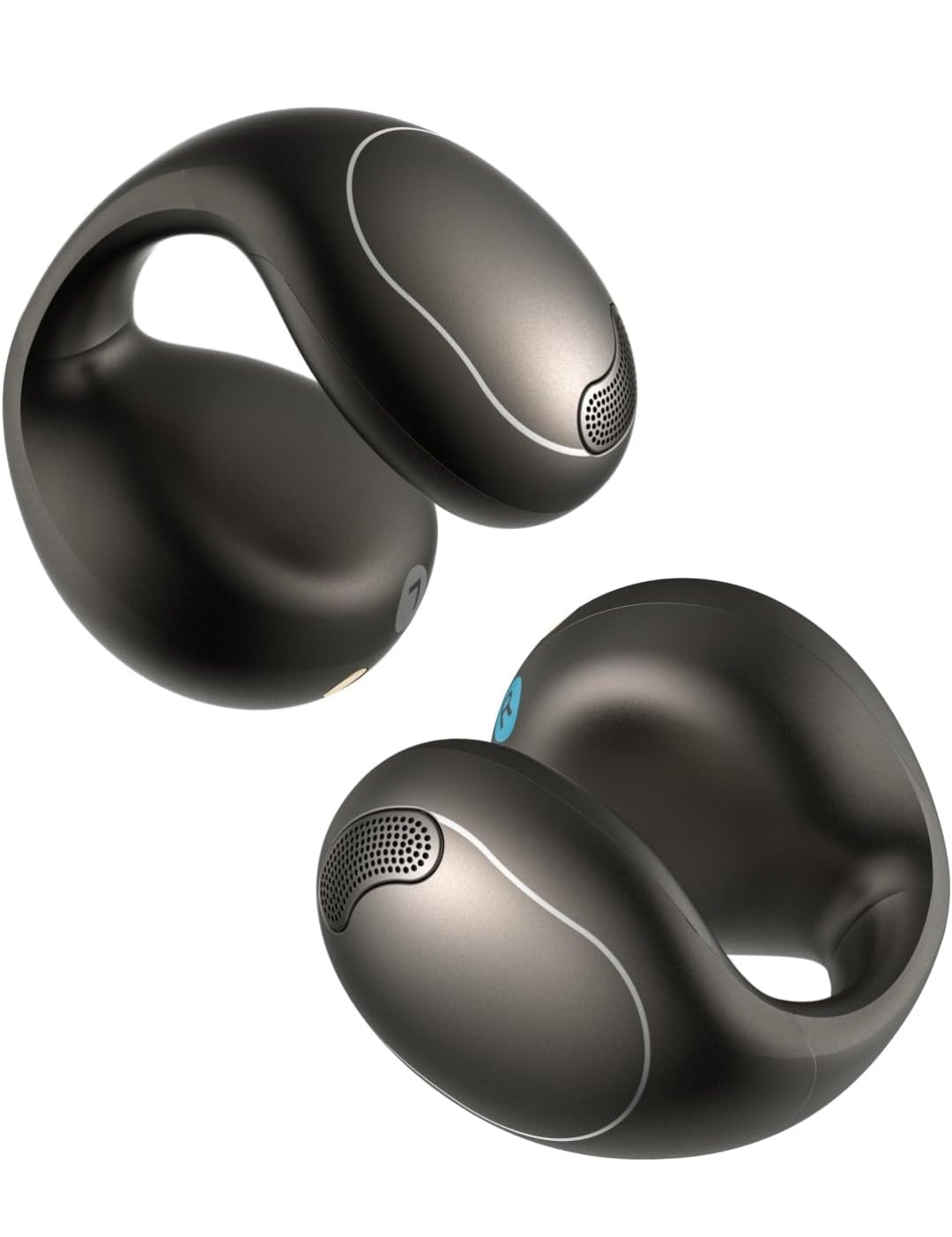 Soundcore C40i by Anker, Open-Ear Earbuds, Clip-On Headphones, Flexible Joint Design, Button Controls, Lightweight Comfort, Stable Fit with Attachable Ear Grips, Expansive Drivers for Clear Sound