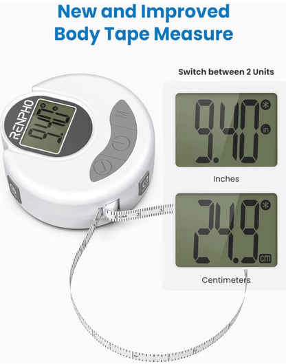 Food Scale with Nutritional Calculator, RENPHO Body Measuring Tape
