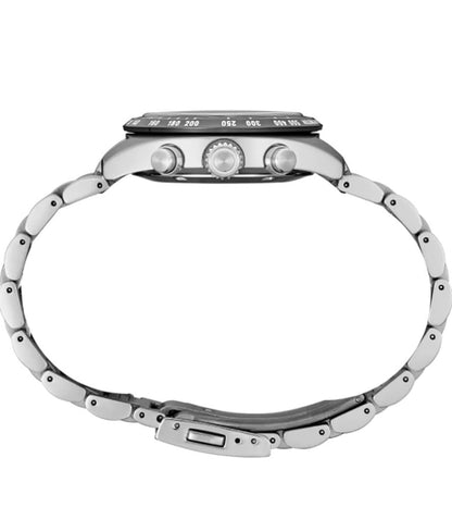 SEIKO Prospex Speedtimer Solar Chronograph Swart Horlosie vir Mans SSC819