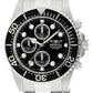 Invicta Men's 1768 Pro Diver Collection Stainless Steel Watch with Black Dial
