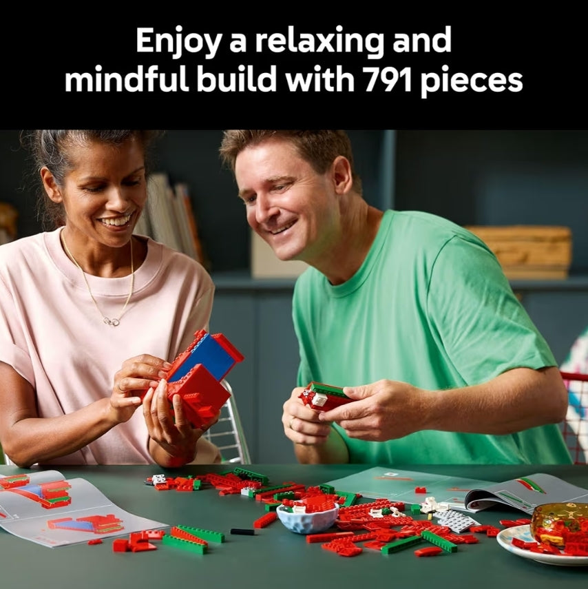 LEGO Art Liefde Versamelbare Boustel – Selfdoenpakket vir Volwassenes, Ouderdom 18+ Huisdekor om te Vertoon