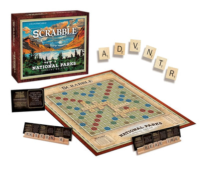 USAOPOLY Scrabble: National Parks | Ages 8+, 2-4 Players - 1 Set