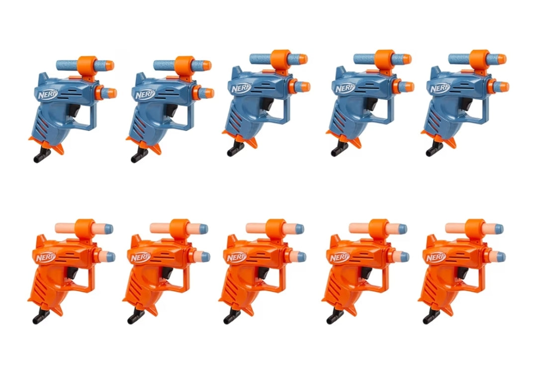 NERF Elite Ace SD-1 Party Pack - 10 Blasters, 20 Darts (Ages 8 & Up) - (1PK)