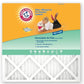 Arm & Hammer AFAH1224 Odor Allergen Pet Dander Control Electrostatic Air Furnace Filter, Pet Fresh A200, 4 Pack, 12-Inch by 24-Inch