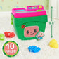 CoComelon Veggie Fun Learning Basket, Pretend Play Food, Preschool Learning and Education, 10-pieces, Music and Sounds, Officially Licensed Kids Toys for Ages 18 Month by Just Play