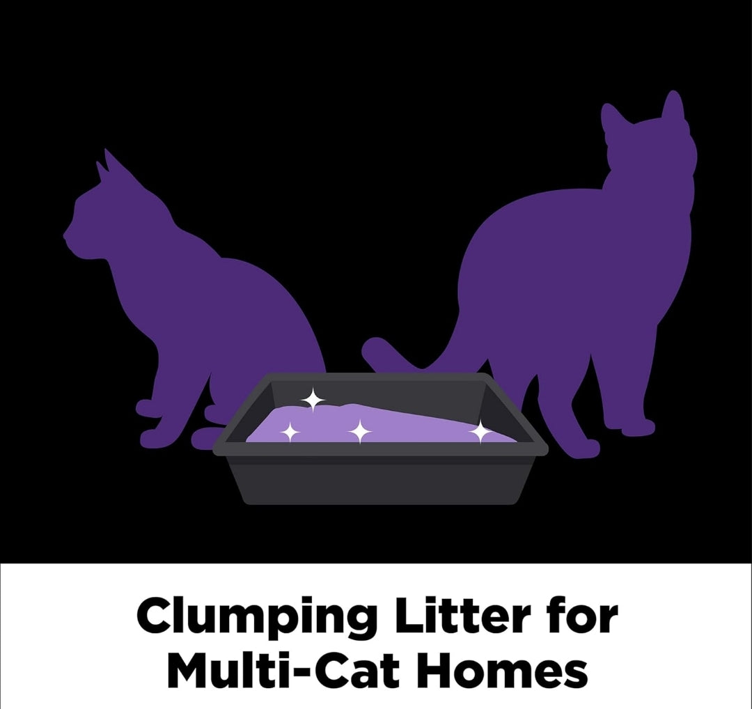 ARM & HAMMER Clump & Seal Slide Platinum Multi-Cat Clumping Litter, Easy Clean, Superior Odor Control