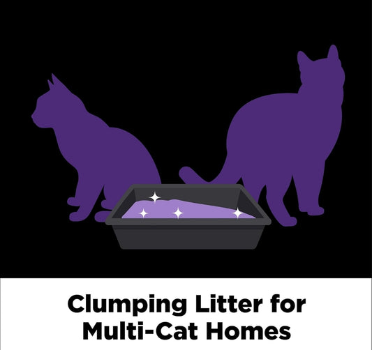 ARM & HAMMER Clump & Seal Slide Platinum Multi-Cat Klompvormende Katvulling, Maklike Skoonmaak, Uitstekende Reukbeheer